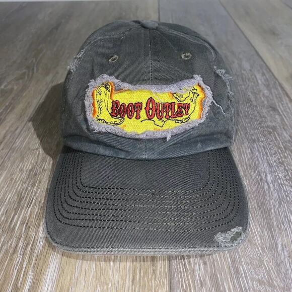 Timberland Pro Series Boot Outlet Gray Yellow Adjustable Baseball Hat Cap - Picture 1 of 12